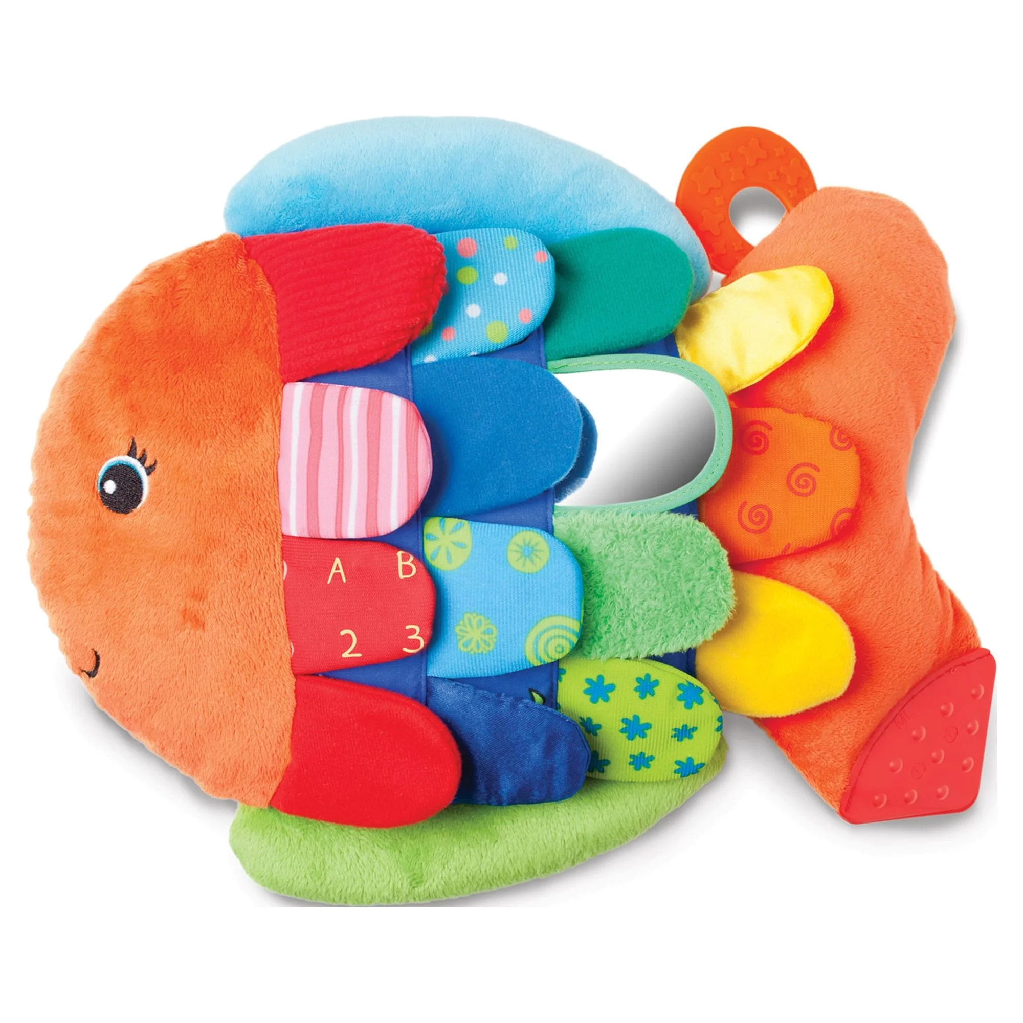 Melissa & Doug Flip Fish Soft Baby Toy Sensory Tummy Time Toys, Soft Fabric Toy For Babies, Infan... | Walmart (US)