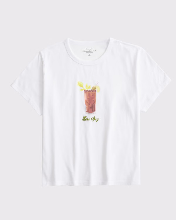 Short-Sleeve Bloody Mary Graphic Skimming Tee | Abercrombie & Fitch (US)