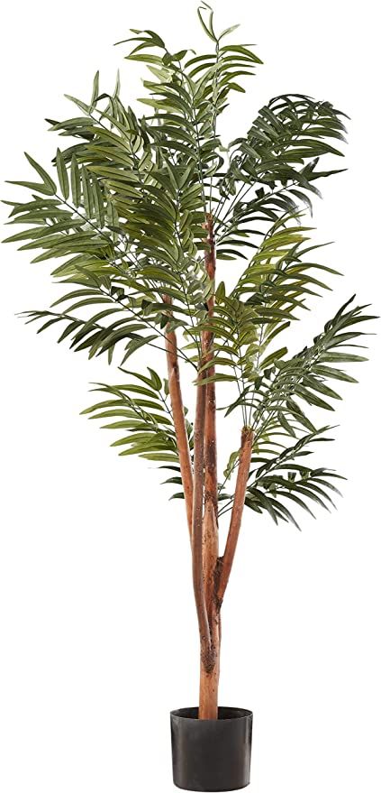 Pure Garden 50-10004 5 Foot Tropical Palm Artificial Tree, 30x30 , Green | Amazon (US)