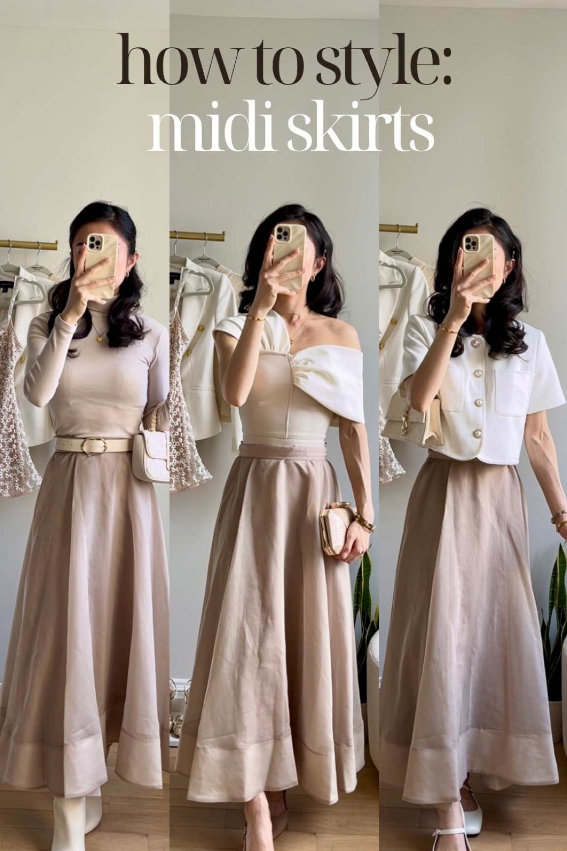 LOVE midi skirts for spring transitional outfits! 🤍

#LTKstyletip #LTKfindsunder100 #LTKSeasonal