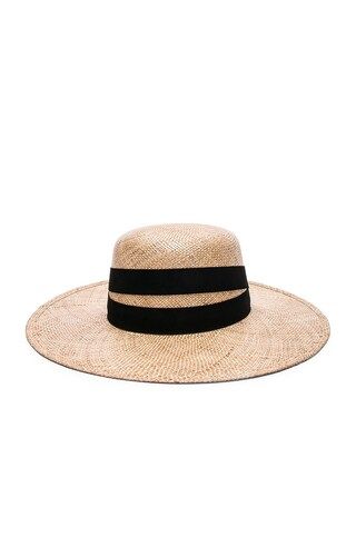 Janessa Leone Six Bolero Hat in Natural | FORWARD by elyse walker