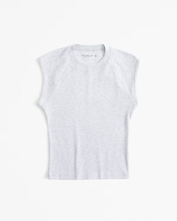 Essential Tuckable Shell Rib Tee | Abercrombie & Fitch (US)