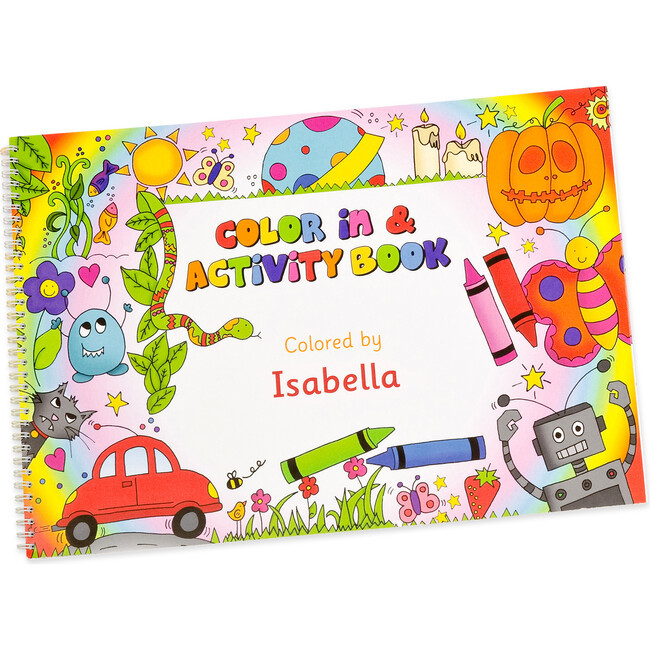 Personalized Color In Activity Book | Maisonette