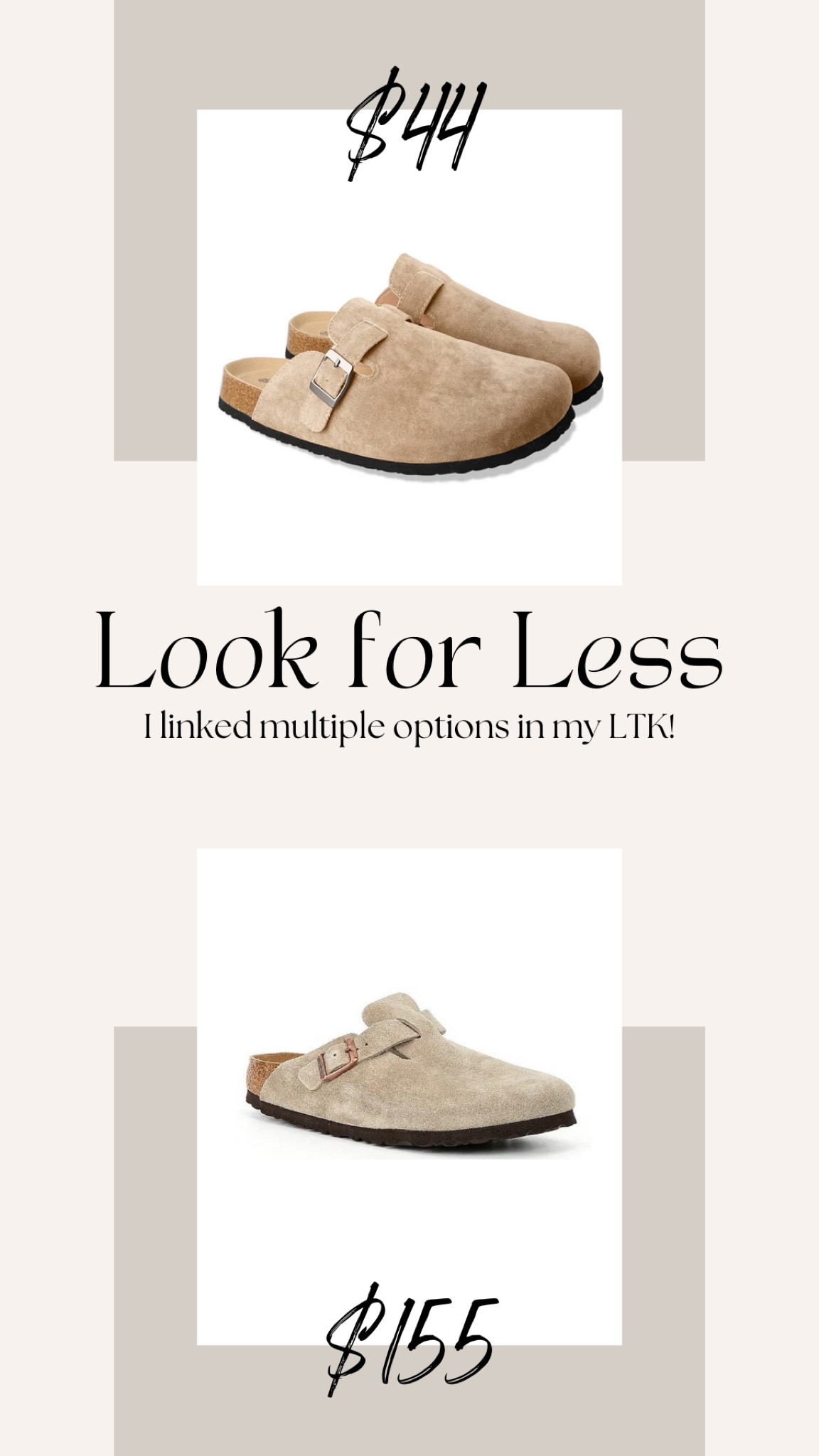 Boston Clog Dupes and in stock sizing for the dupe and the originals!

#LTKsalealert #LTKshoecrush #LTKunder50