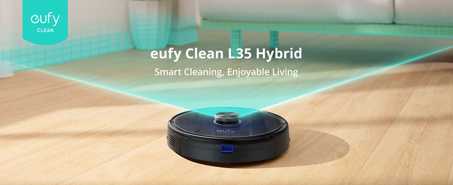eufy RoboVac L35 Hybrid Robot Vacuum and Mop with 3,200Pa Ultra Strong Suction, iPath Laser Navig... | Amazon (US)