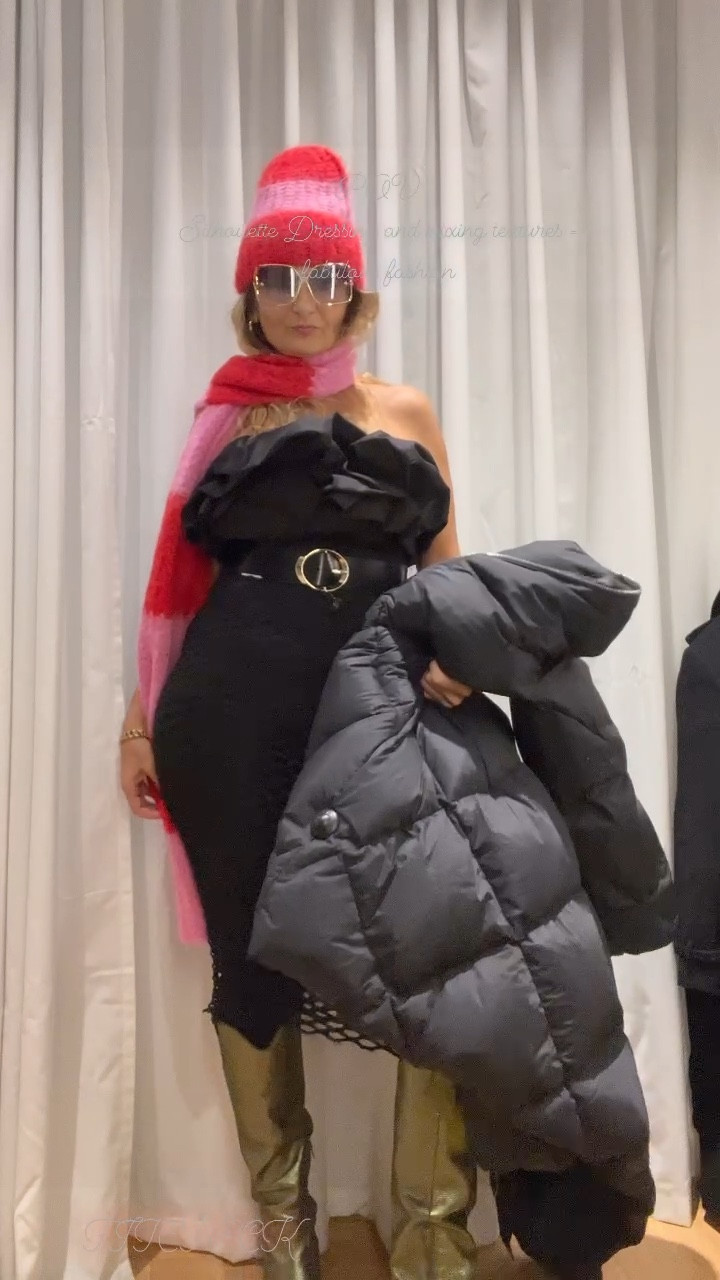 FITCHECK #StyleTips 101- How to create stunning silhouettes and fabulous flattering looks by mixing and matching textures! 

Confidence is the key to rocking any look! ✨understanding which bodyshape you are is essential to dress it right ?? 

Do you know your bodyshape ?? Comment Bodyshape and I will DM you a Free Bodyshape Quiz… 

Save For Later ✨✨✨

💃🏻✨ Whether you’re a fashionista, or a busy mum, these tips are perfect for everyone! Let’s dive right in and discover 5 incredible ways to rock different textures and flatter your unique body shape. 🙌🏼

How I created this look !! 

1️⃣The Power of Layering: Take your outfit to the next level by layering leggings with a black net fitted skirt, or dress for a complete different look this winter .This combination adds depth and dimension to your look, creating a visually appealing silhouette. Pair it with a strapless elaborate silhouette top to draw the eye upwards, making your lower half appear slimmer. Complete the ensemble with an oversized puffer jacket, featuring various textures, for an edgy and sophisticated touch. 

2️⃣Adding about of Bling :The metallic green boots adds a touch of glamour and instantly transforms any outfit. The contrast is fabulous ! 

3️⃣ Statement Bag Bliss: Add a luxurious Handbag.Its luxurious texture and sleek design will elevate your overall look, adding a touch of elegance and sophistication. A perfect piece to complete your ensemble and make a lasting impression. 

4️⃣ Playful Textures: Winter doesn’t have to be boring! Add a fun colourful  beanie, along with a matching scarf, to infuse some playfulness into your outfit. The vibrant colors and different textures will create an interesting contrast against the darker tones, making your look truly captivating. 

5️⃣ Embrace Your Shape: Mixing and matching textures is a fantastic way to flatter different body shapes. By strategically placing textures in certain areas, you can create the illusion of a more balanced silhouette. 



#LTKSeasonal #LTKstyletip #LTKeurope