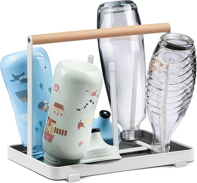 D&D Living All-in-One Bottle Holder for SodaStream - Drying Rack for Bottles of All Kinds: Duo, C... | Amazon (US)