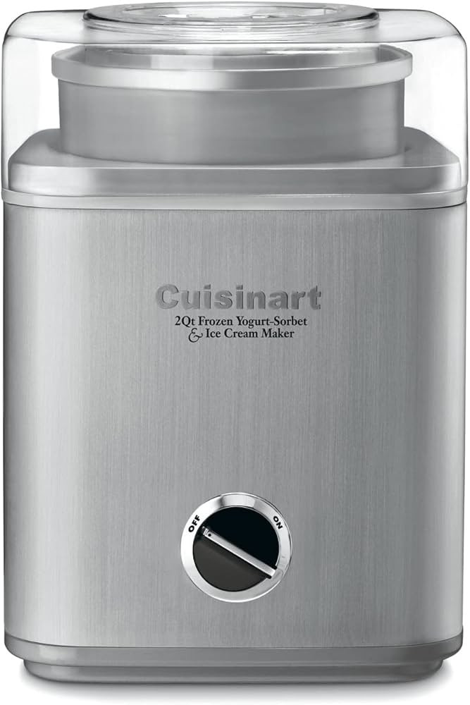 CUISINART Ice Cream Maker, Ice Cream and Frozen Yogurt Machine, 2-Qt. Double-Insulated Freezer Bo... | Amazon (US)