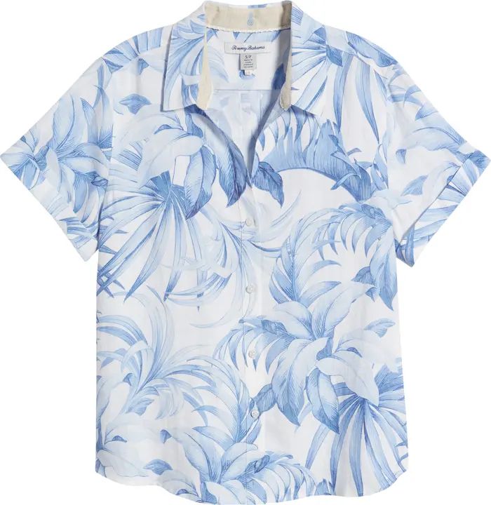 Palma Paradise Linen Camp Shirt | Nordstrom