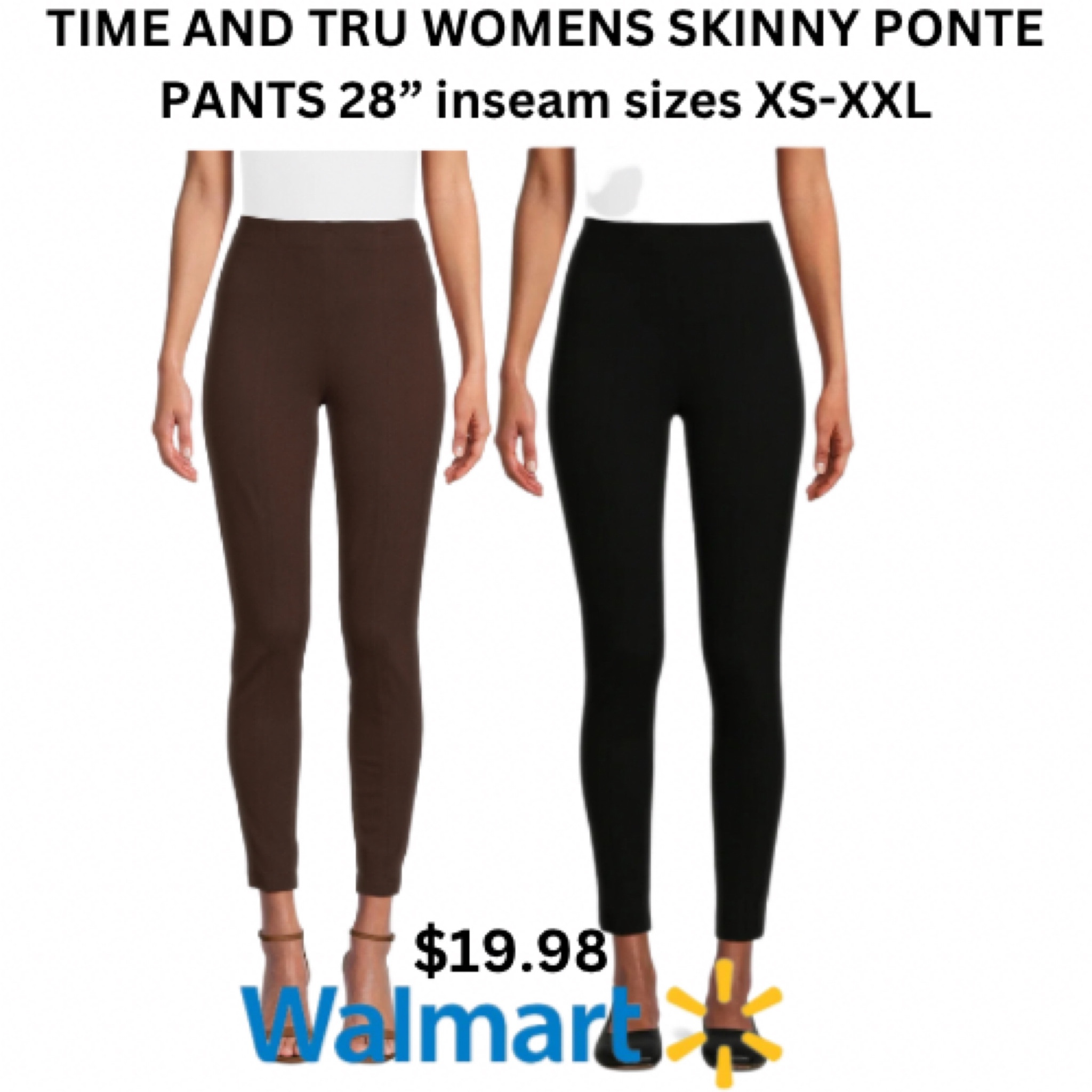 Time and Tru WOMENS skinny ponte pants! Sizes xs-xxl

#LTKU #LTKStyleTip #LTKWorkwear