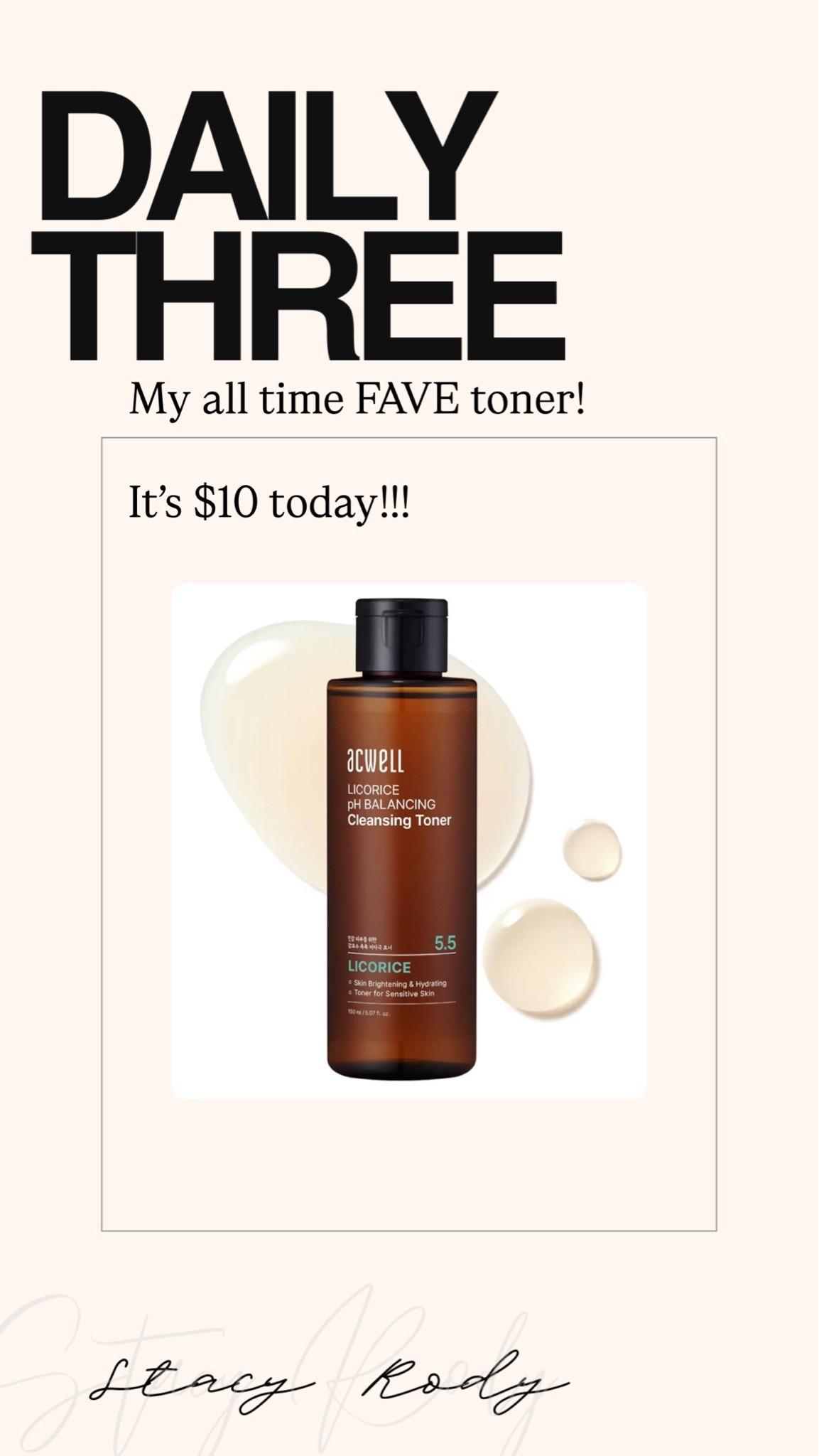 If I could only take one toner with me to a deserted island, this would be it. I’m obsessed!! Acwell toner

#LTKOver40 #LTKSaleAlert