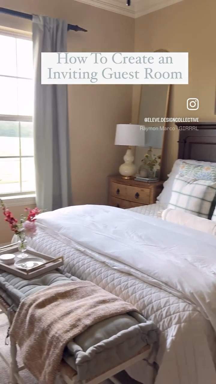 Create an elevated look in your guest room or any room with these great tips! 

• Lush bedding
• Ambient lighting
• A calming color palette

Plus many more very intentional details like personalized pictures, books, fresh flowers…. Can you spot all the changes?

#LTKSpringSale #LTKhome #LTKSeasonal