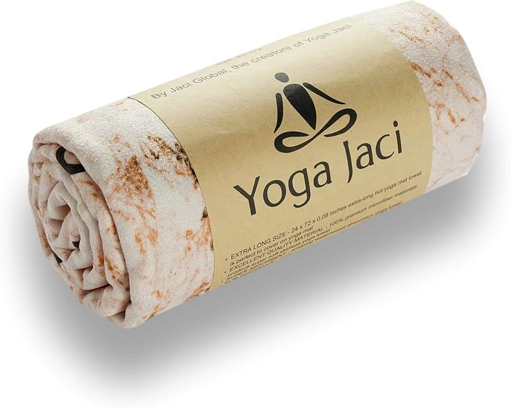 Yoga Jaci Yoga Towel - Non Slip - Sweat Absorbent - Microfiber Soft Towels - for Hot Yoga, Pilate... | Amazon (US)