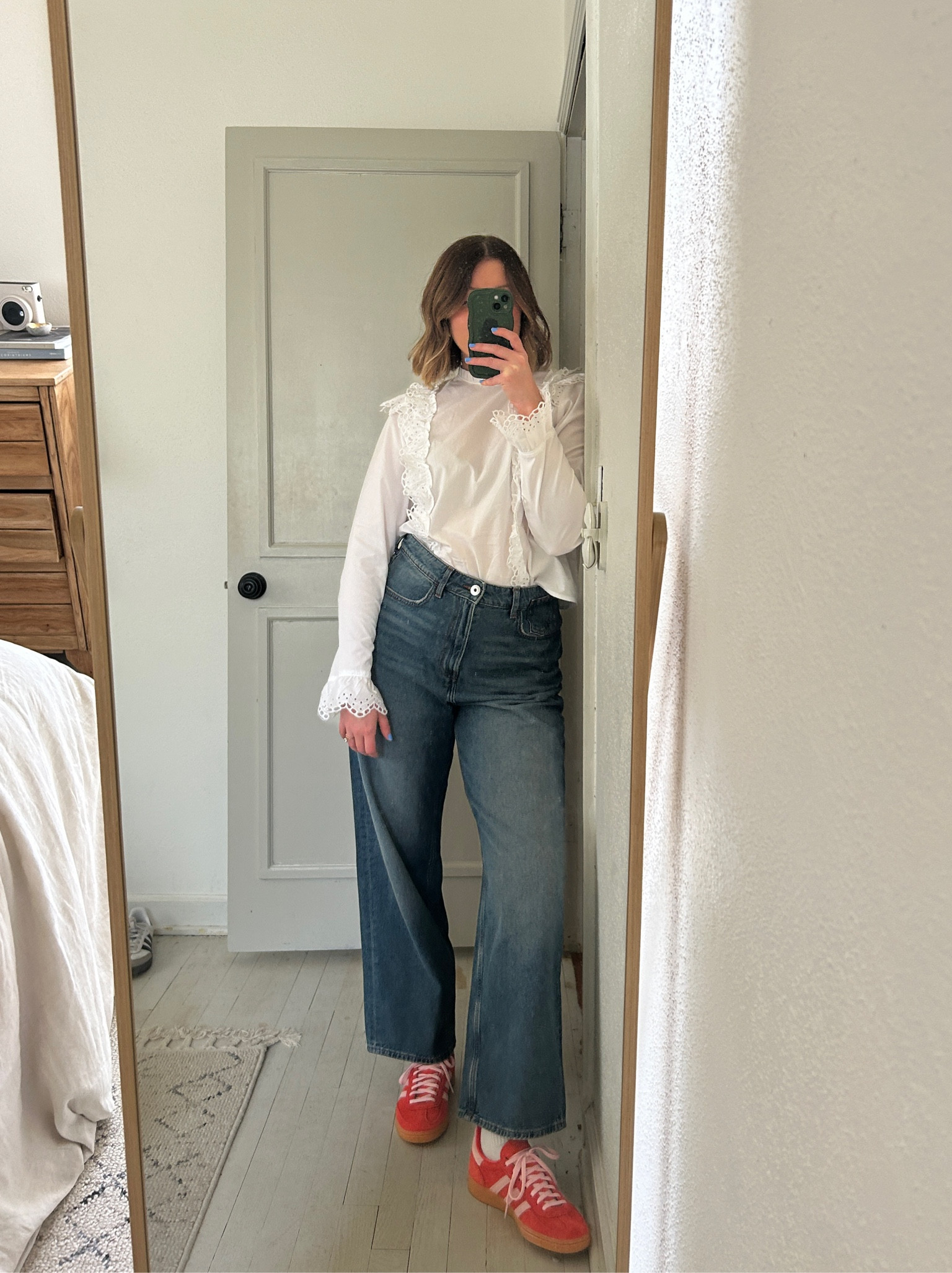 The jeans are baggy and run big but they’re so comfortable. Red Spezials were on StockX so I linked some similar! 

#LTKstyletip #LTKfindsunder50 #LTKfindsunder100