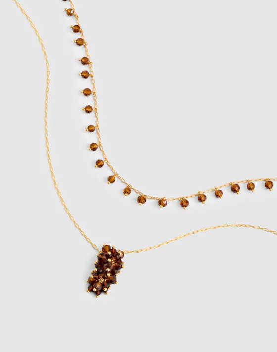 Beaded Cluster Necklace Set | Madewell