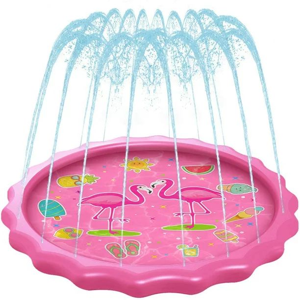 Splash Pad Sprinkler Meidong 67" Splash Water Pad Outdoor Swimming Pool Splash Play Mat Water Toy... | Walmart (US)
