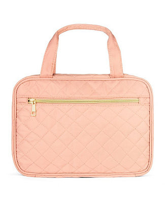 Quilted Hanging Toiletry Bag & Pouch Set | Macy's