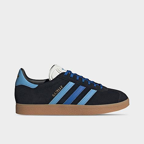 Adidas Women's Originals Gazelle Casual Shoes in Blue/Black/Black Size 6.5 Leather/Suede | Finish Line (US)