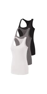 TELALEO 1/3/5 Pack Workout Tank Tops for Women, Athletic Racerback Sports Tank Tops, Compression ... | Amazon (US)