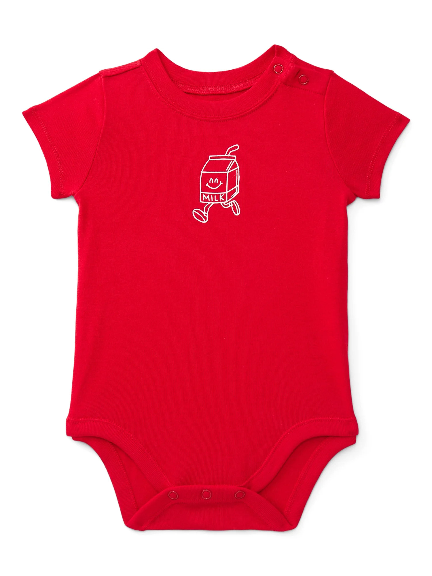 Wonder Nation Baby Boys Pocket Bodysuit with Short Sleeves, Sizes 0M-24M | Walmart (US)