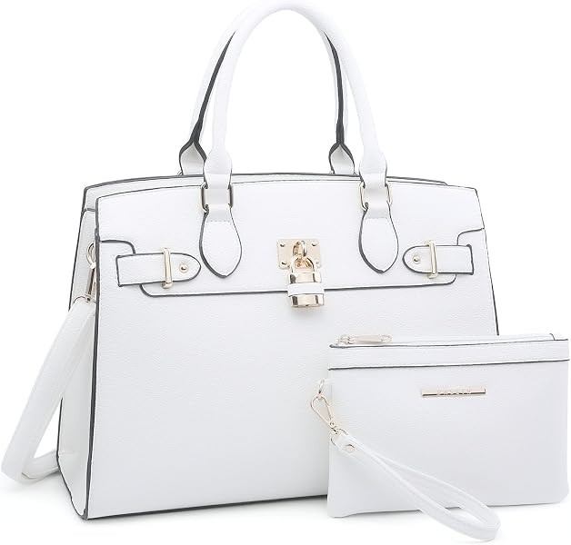 Dasein Women Handbags and Purses Ladies Shoulder Bag Top Handle Satchel Tote Work Bag with Matchi... | Amazon (US)
