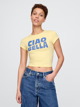 Cropped Graphic T-Shirt | Gap (US)