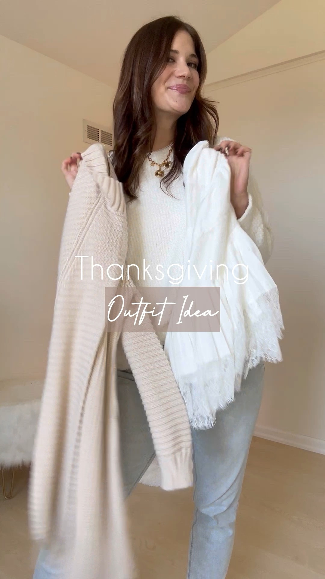 ivory sweater dress / lace slip skirt extender / shapewear shorts / brown knee high boots / crocodile shoulder bag / thanksgiving outfits / tall girl dress

#LTKHoliday #LTKWatchNow #LTKSeasonal