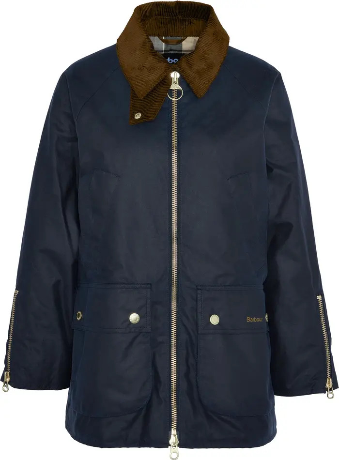 Esther Water Resistant Waxed Cotton Jacket | Nordstrom