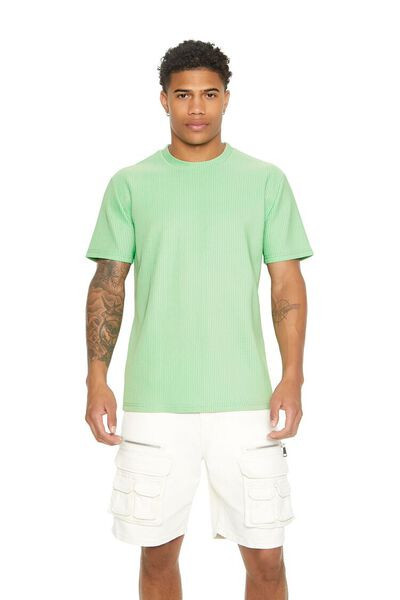 Ribbed Knit Crew Tee | Forever 21