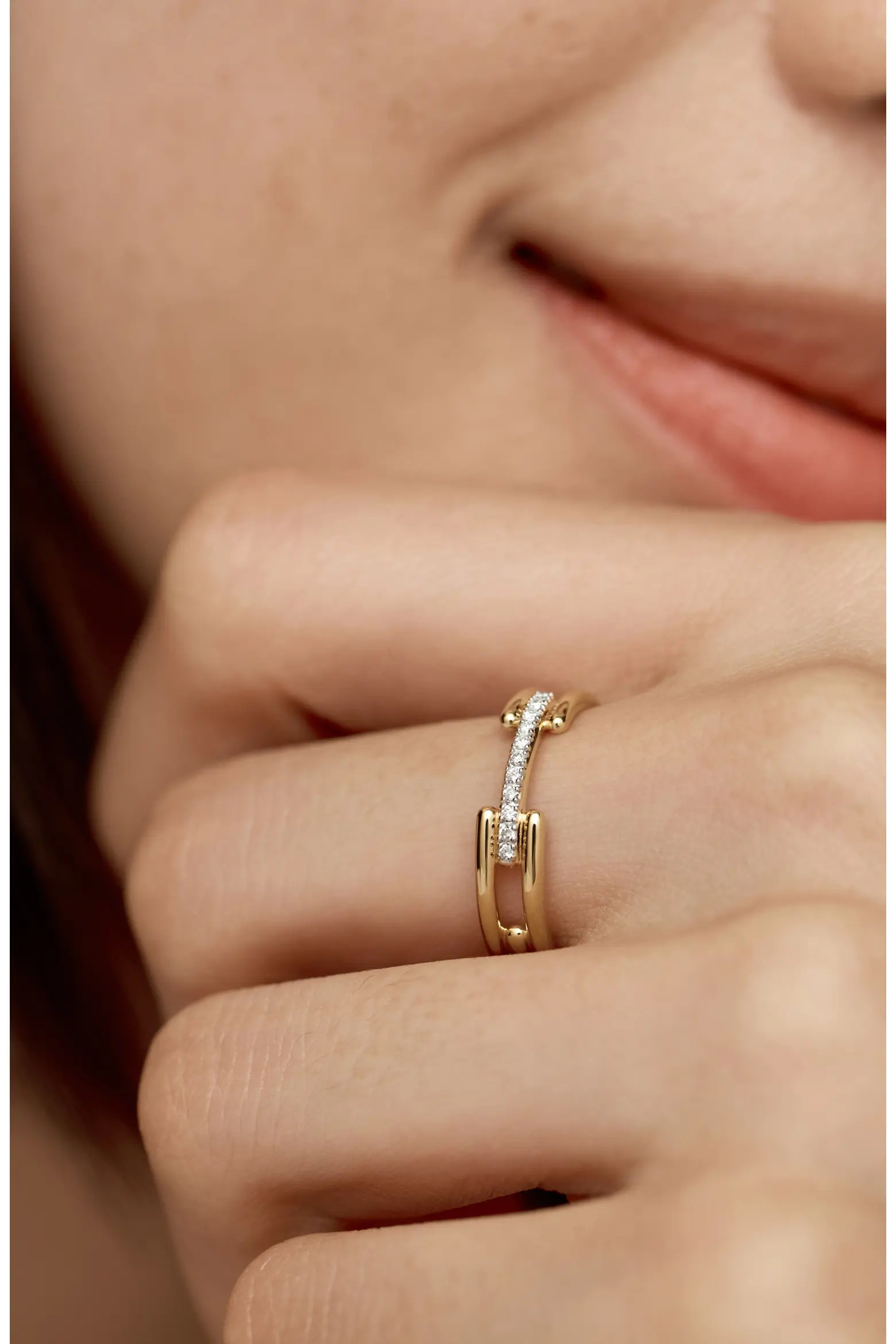 Signature Link Lab Grown Diamond Ring (Online Trunk Show) | Nordstrom