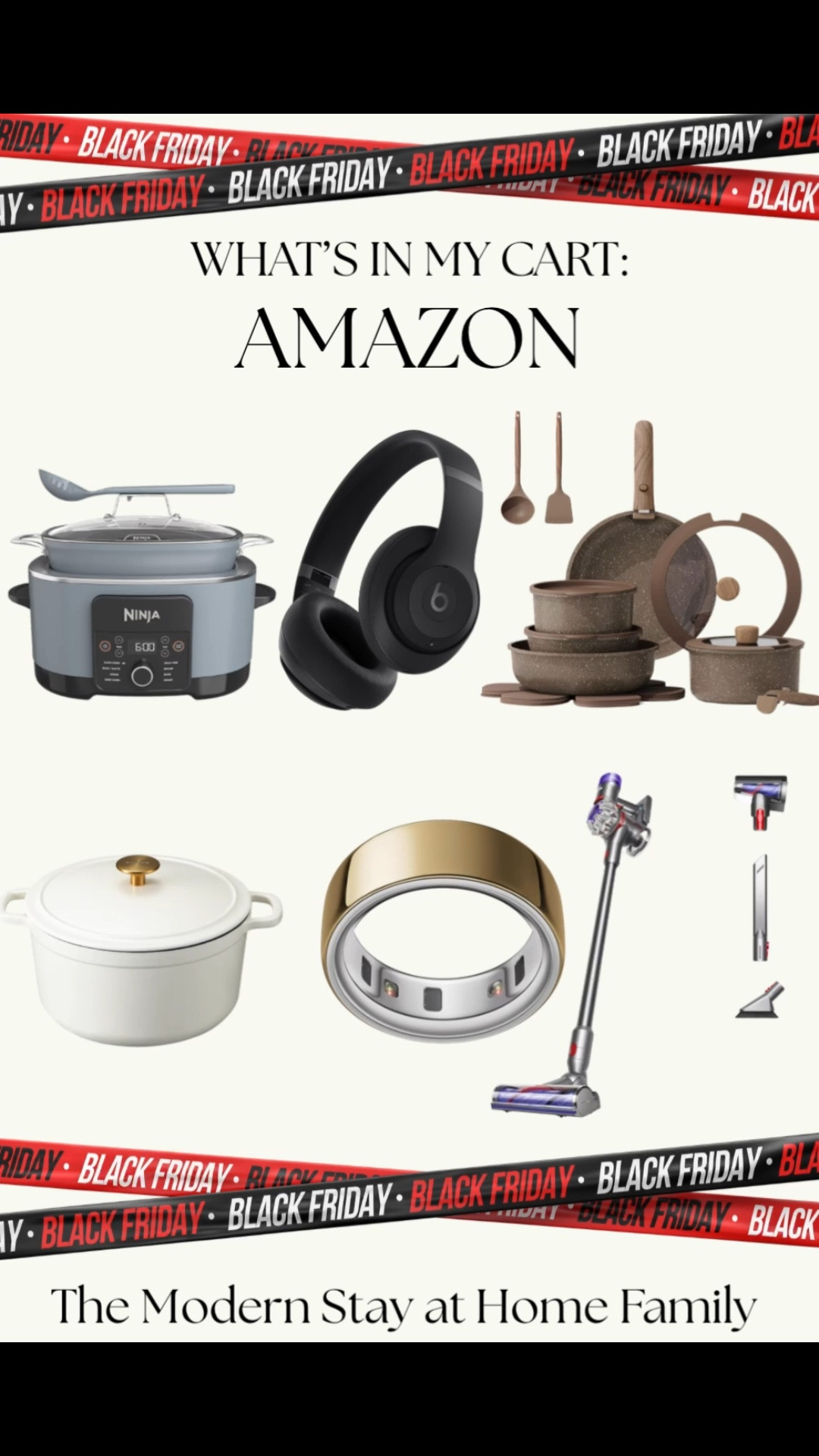 My Amazon Black Friday cart is 🔥 this year! Grabbing the Oura Ring, Fire TV, Ninja slow cooker, Beats headphones, Carote cookware set, and Estée Lauder Advanced Night Repair serum. The best holiday deals, gift ideas, and home essentials all in one cart! Perfect for Christmas shopping, kitchen upgrades, tech gifts, and beauty must-haves. Shop these Amazon Black Friday deals, top-rated products, and bestselling picks before they sell out!

Amazon Black Friday, Black Friday deals, gift ideas, tech gifts, beauty deals, home essentials, kitchen must-haves, Amazon sale, holiday shopping, Christmas gifts, trending products, Amazon finds, Cyber Week deals, best Amazon picks, Oura Ring, Fire TV, Ninja slow cooker, Beats headphones, Carote cookware set, Estée Lauder night serum

#LTKHoliday #LTKCyberWeek #LTKGiftGuide