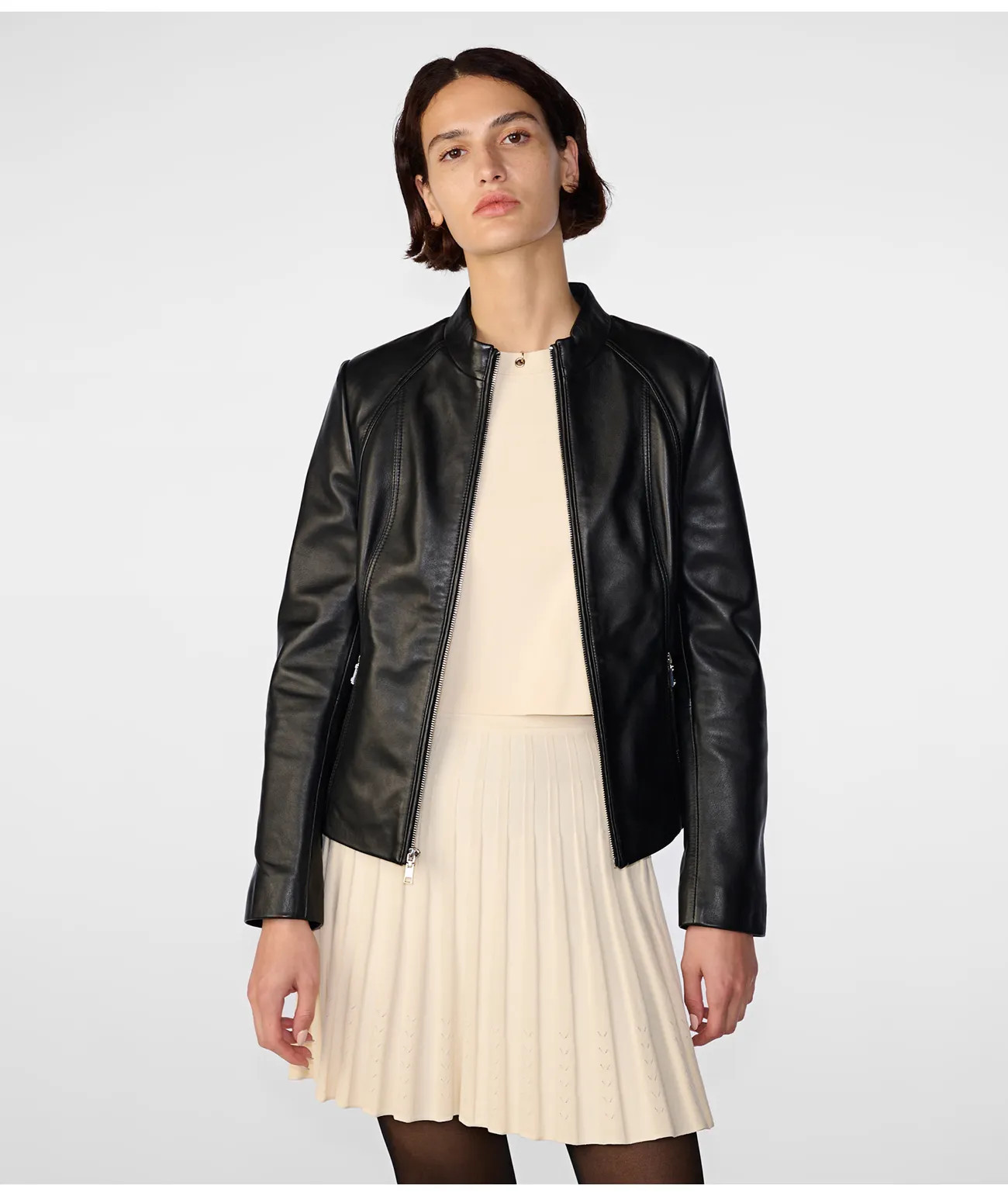 Meg Leather Scuba Jacket | Wilsons Leather