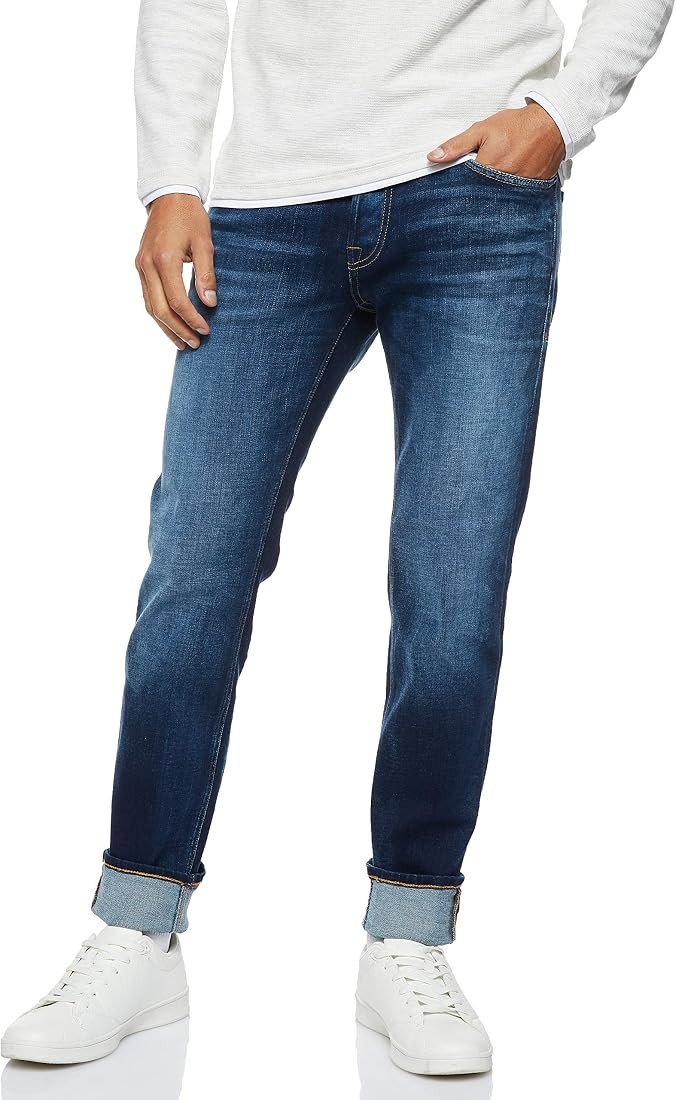 Jack and Jones Mike Original Jeans in Blue Denim | Amazon (CA)