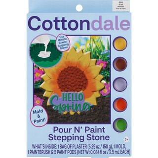Cottondale Pour N' Paint Stepping Stone Kit | CVS Health