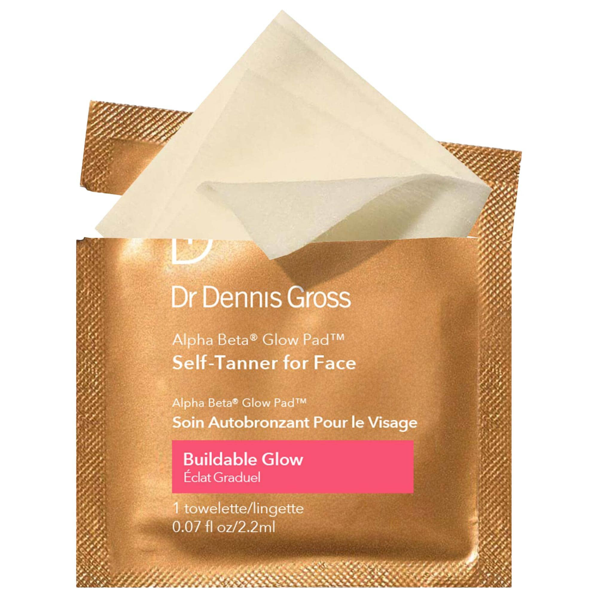 Dr. Dennis Gross Skincare Alpha Beta Glow Pad Self-Tanner for Face 20 Treatments | Sephora (US)
