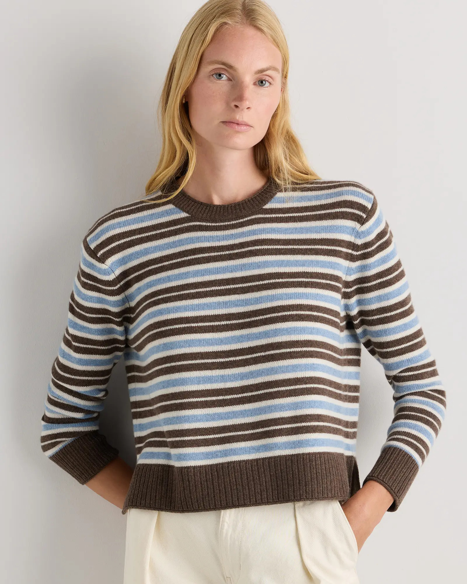 Mongolian Cashmere Boxy Crewneck Sweater | Quince