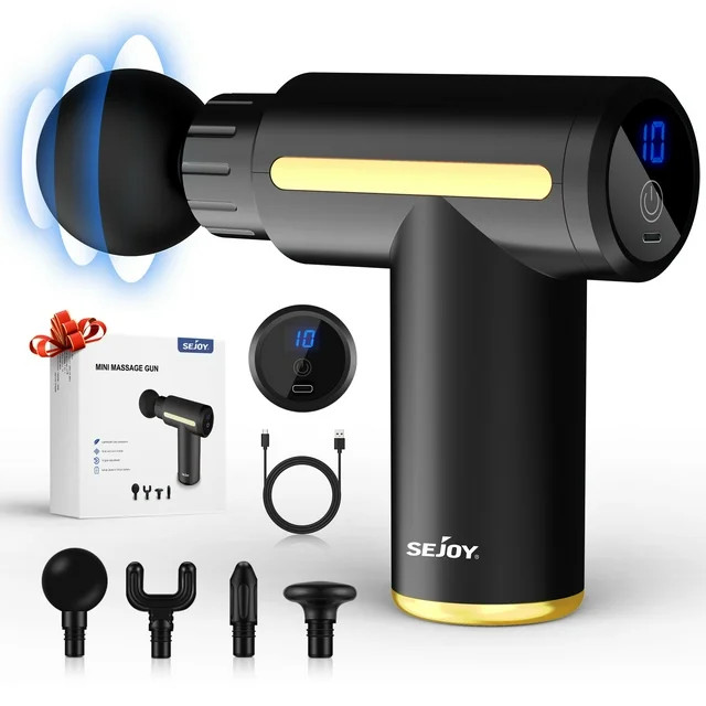 Sejoy Deep Tissue Muscle Massage Gun Handheld Massager Gun for Pain Relief | Walmart (US)