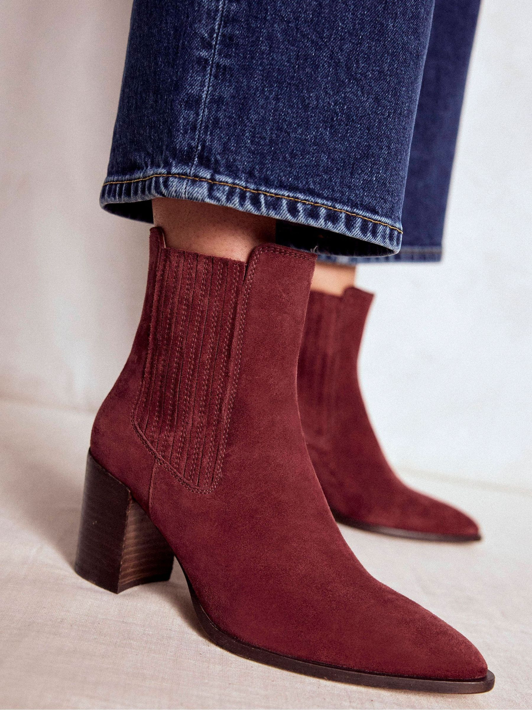 Boden Boden Red Point Casual Ankle Boots | Next US