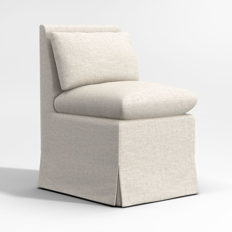 Belmar Ivory Upholstered Dining Chair + Reviews | Crate & Barrel | Crate & Barrel