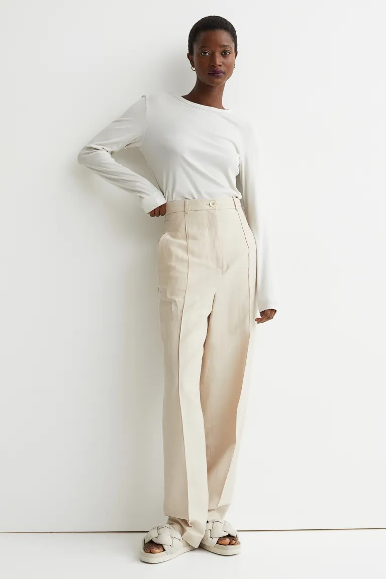 Ribbed modal-blend top | H&M (UK, MY, IN, SG, PH, TW, HK)