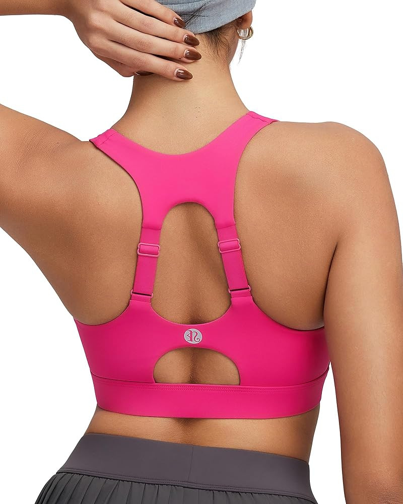 RUNNING GIRL Sports Bras for Women High Support, Adjustable Straps High Impact Racerback Bra with... | Amazon (US)