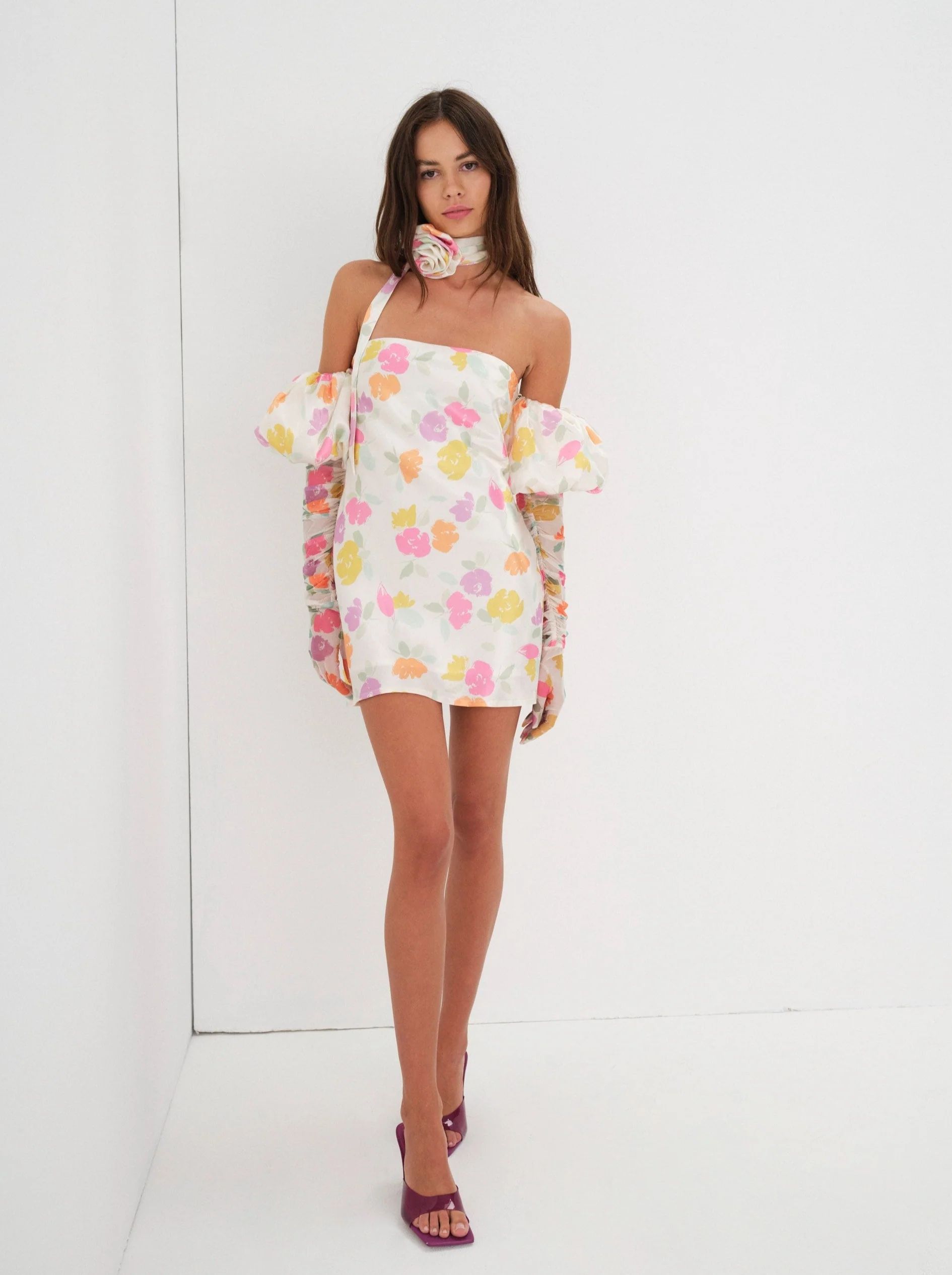 Hazel Mini Dress — Multi | For Love & Lemons