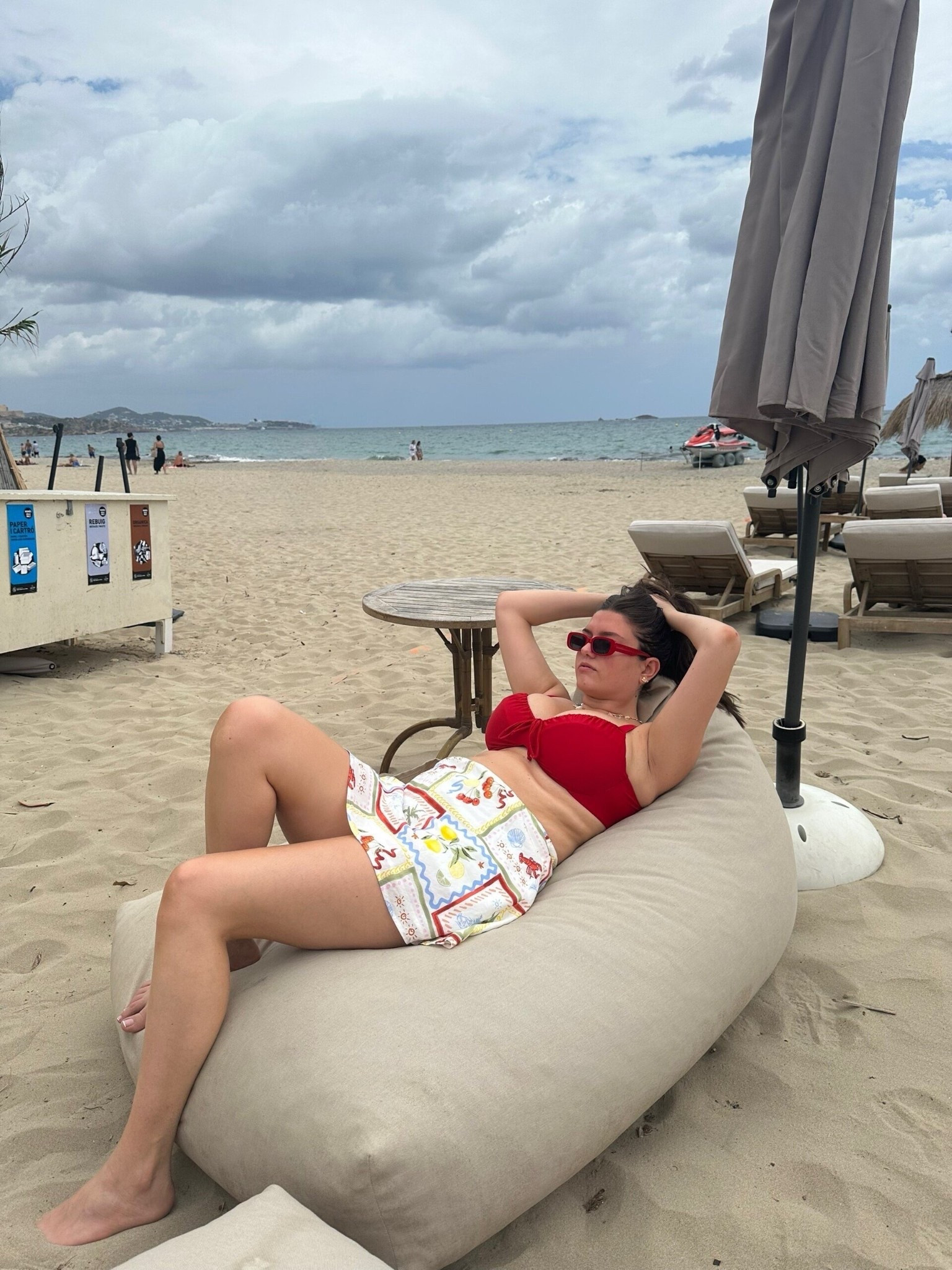 Wearing skorts in size L, Top is Marvell Lane (can’t link here)