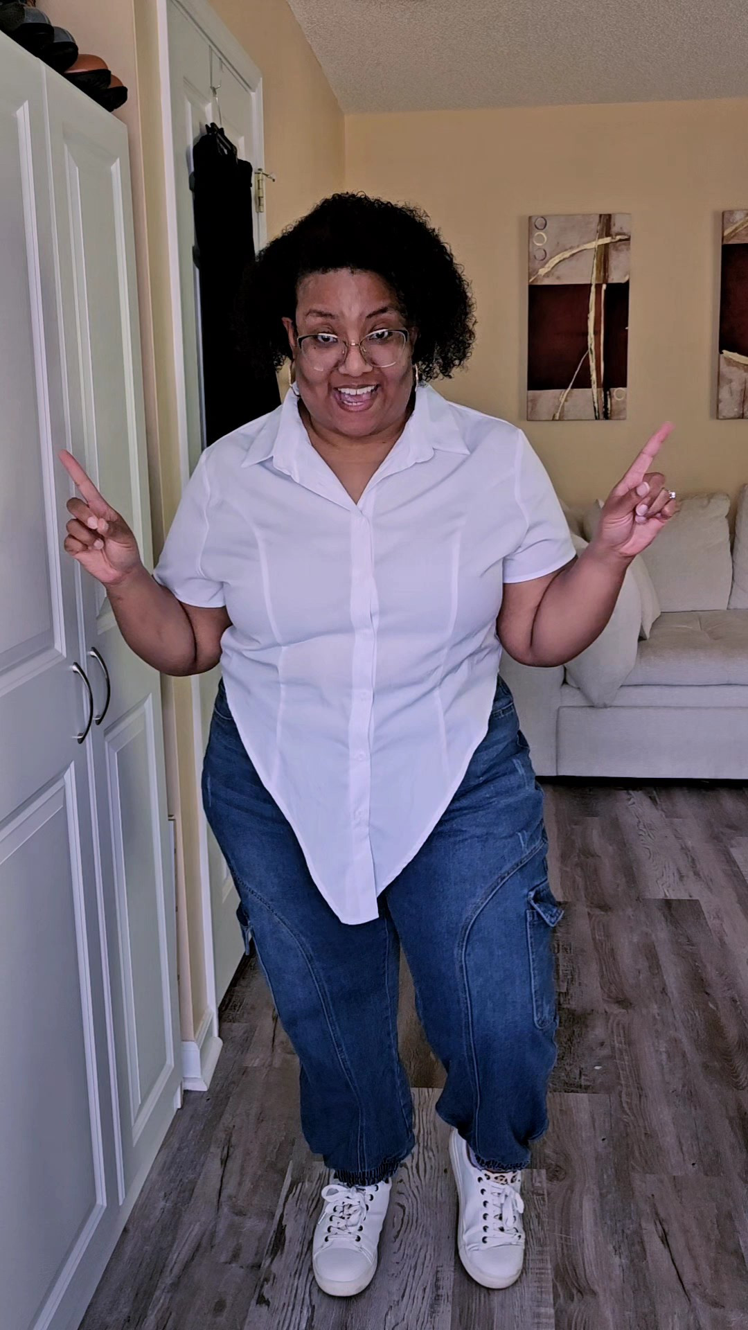 I'm wearing an XXXL/3XL in this shirt from Amazon. 

#LTKFindsUnder50 #LTKPlusSize #LTKStyleTip