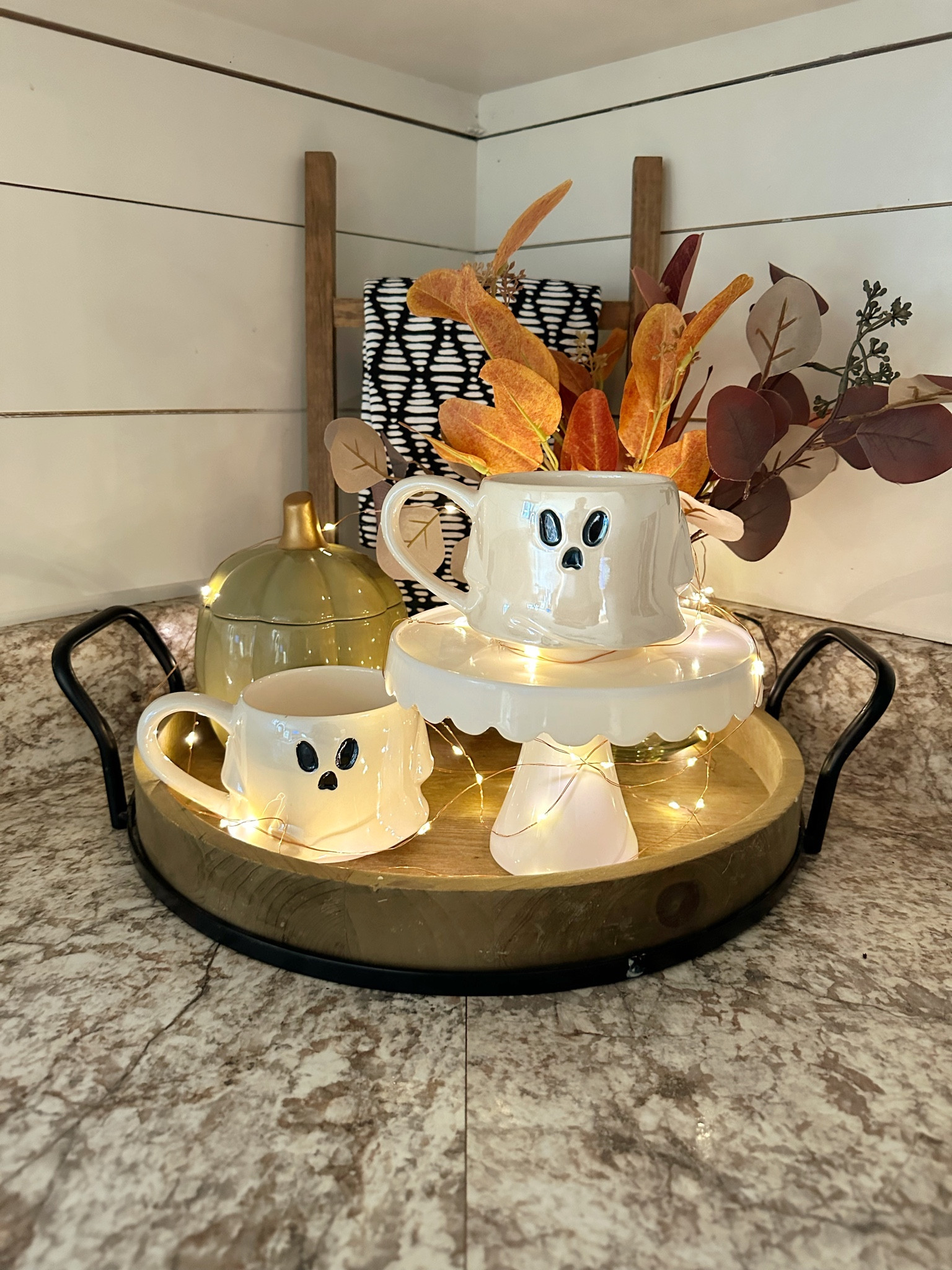 Halloween themed coffee corner! I found everything in this space on Walmart ! They have the cutest Halloween decor this year! @walmart
I love the cute little ghost mugs and pumpkin canister!!
#walmartpartner
#IYWYK
#WalmartFinds @walmart @shop.Itk
#LTKit
#forthehome #falldecorations 
