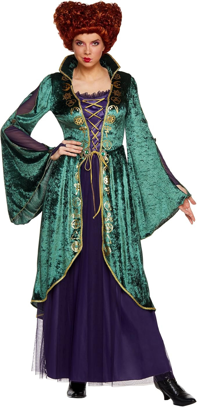Spirit Halloween Adult Winifred Sanderson Hocus Pocus Costume | OFFICIALLY LICENSED | Amazon (US)