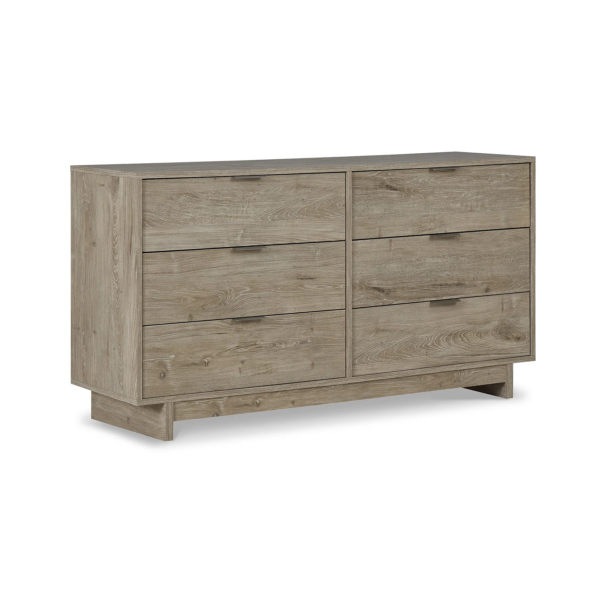 Signature Design by Ashley Contemporary Oliah 6 Drawer Dresser, Natural - Walmart.com | Walmart (US)