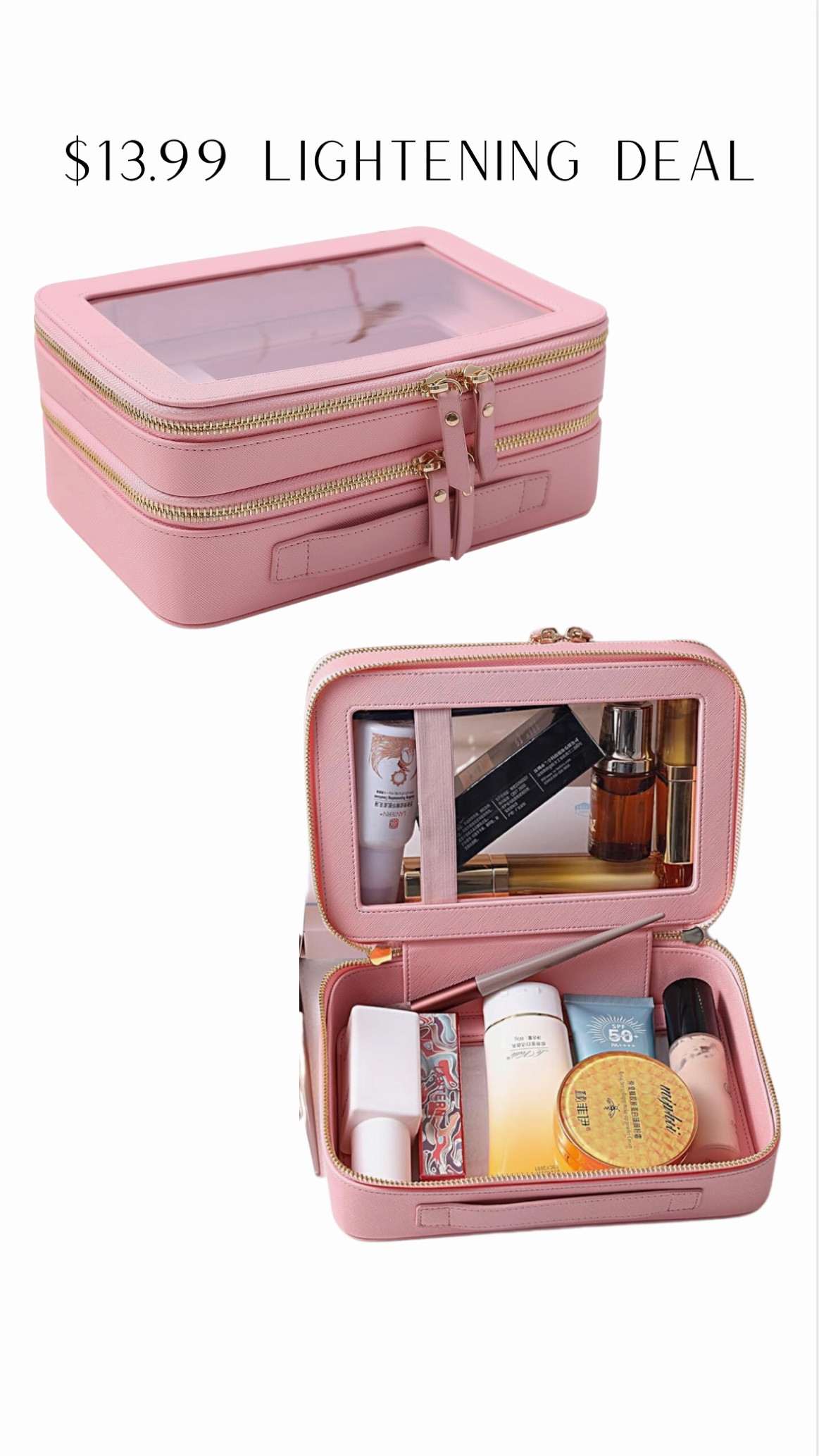 Amazon deal, lightening deal, travel, cosmetic case, luggage, organization, calpak dupe, beis dupe 

#LTKsalealert #LTKSale #LTKtravel