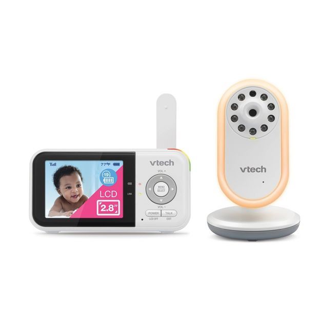 VTech 2.8" Digital Video Baby Monitor with Night Light, White-VM3258 | Target