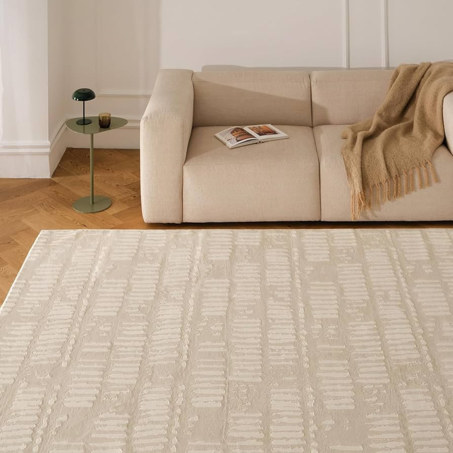 Revival Rugs Shell 8'x10' Area Rugs for Living Room Bedroom Dining Room - Washable, 100% Recycled... | Amazon (US)